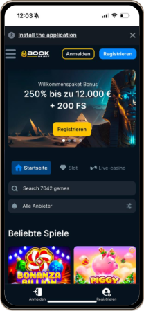 Das Bookofbet Casino auf Mobilger&auml;ten