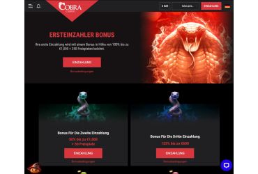 Cobra Casino &ndash; Aktionen