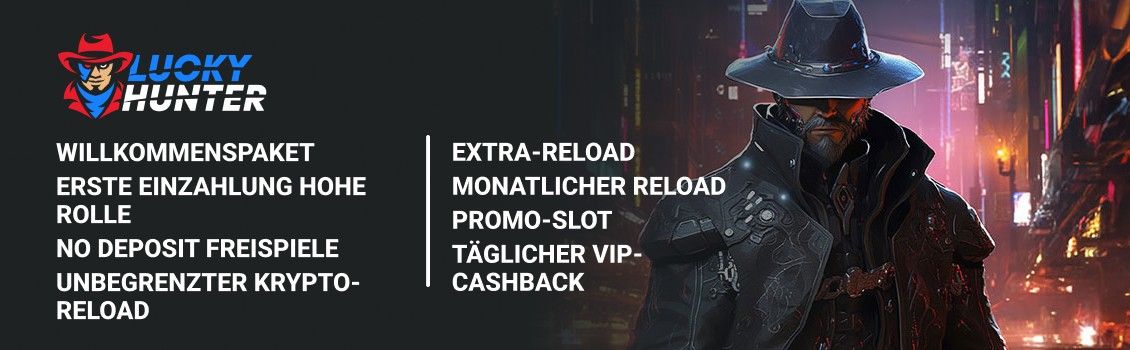 Lucky Hunter Casino boni