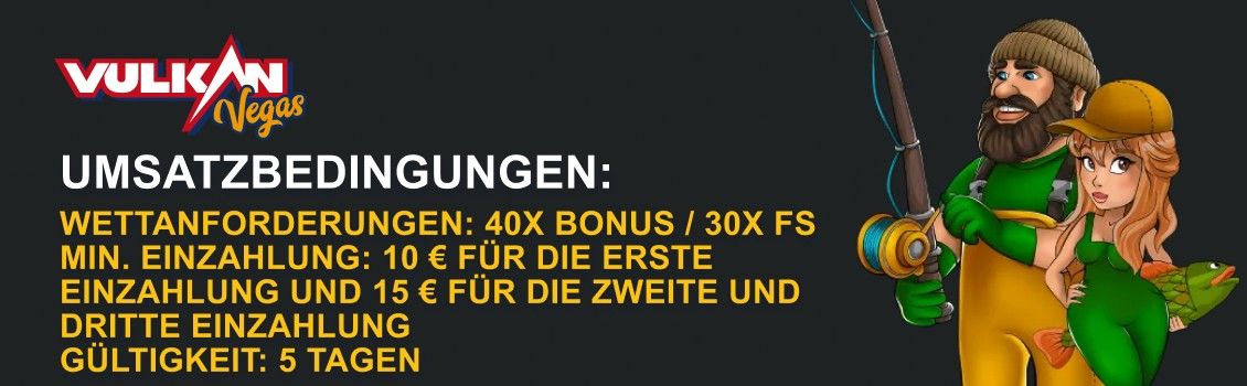 Bonusbedingungen im VulkanVegas Casino