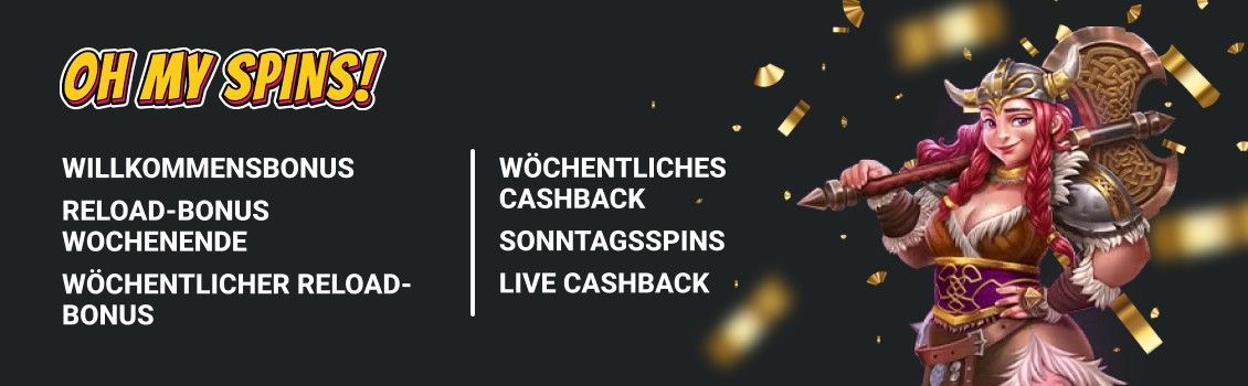 Oh My Spins Casino boni