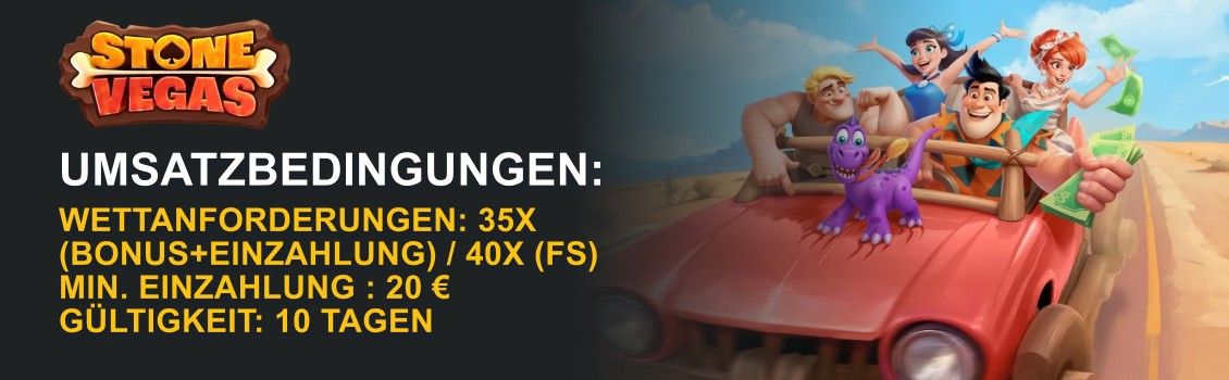 Bonusbedingungen im StoneVegas Casino