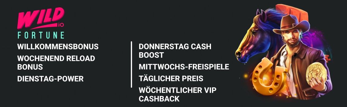 Wild Fortune Casino boni