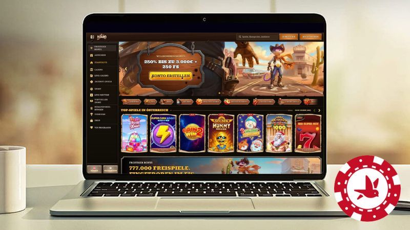 Vorschau des Hauptbildschirms von Lizaro Casino