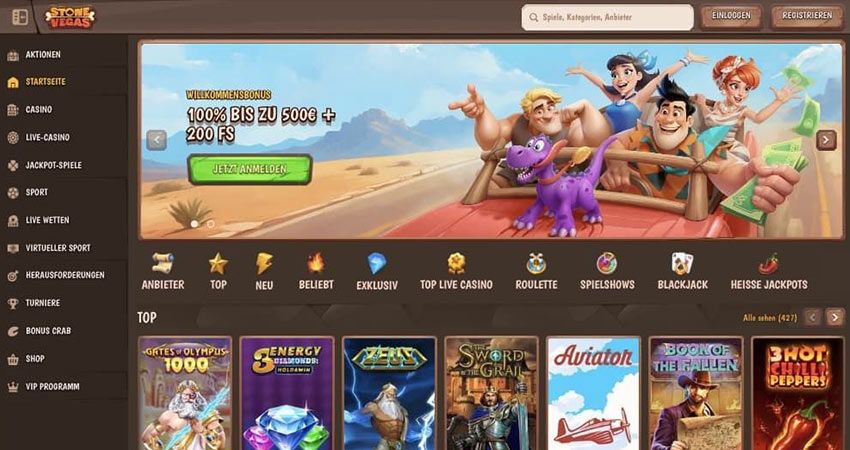 Stonevegas Casino Vorschau