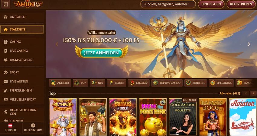 AmunRa Casino Vorschau