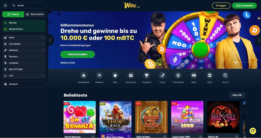 Winz Casino Vorschau