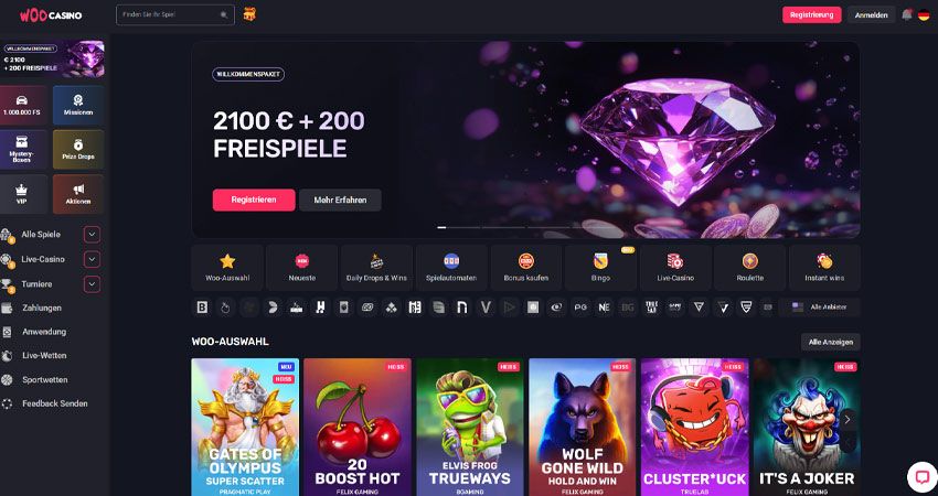 Woo Casino Vorschau