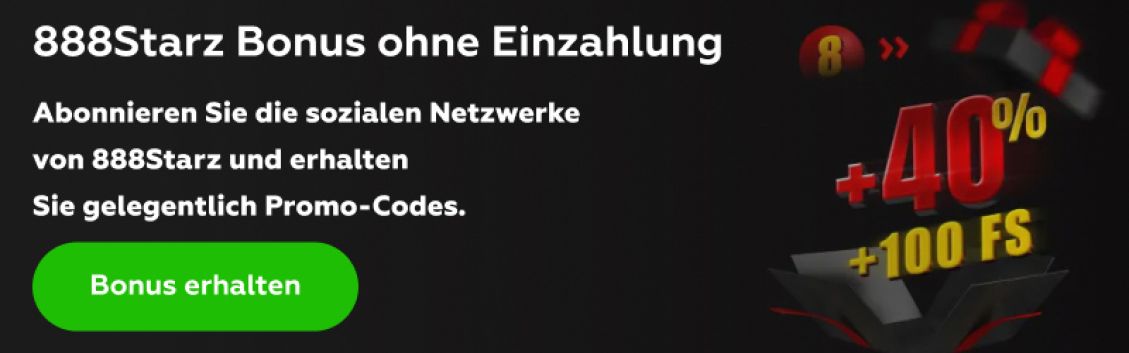 888Starz Bonus ohne Einzahlung