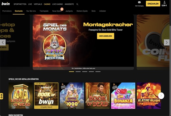 Bwin Casino Hauptseite
