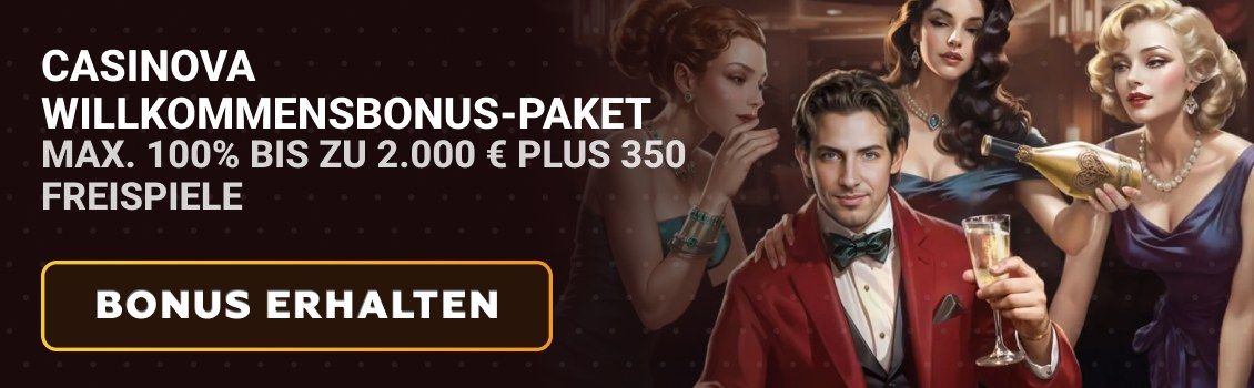 Casinova Willkommensbonus