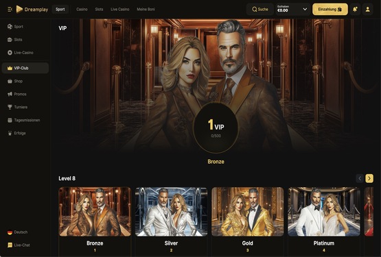 Dreamplay VIP-Programm