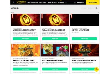 Energy Casino - aktionen