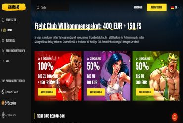 Fight Club casino &ndash; aktionen