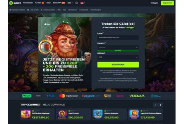 Gslot casino &ndash; hauptseite