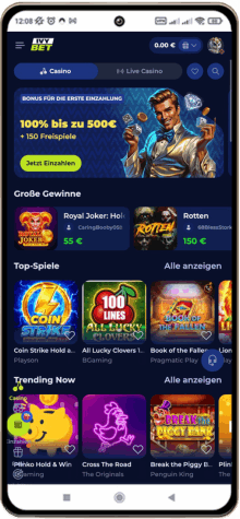 Das Ivybet Casino auf Mobilger&auml;ten