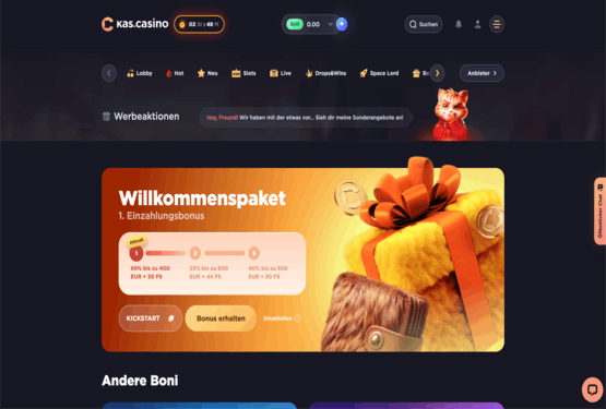 Kas.casino Bonusseite