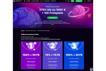 Kosmonaut - Bonus und Aktionen