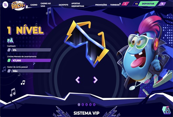 Mr.Pacho Casino vip Seite