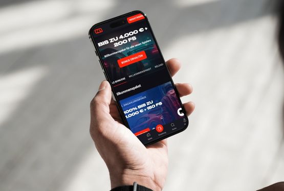N1 Casino Hauptseite auf dem Handy
