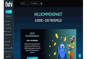 Oshi casino &ndash; aktionen