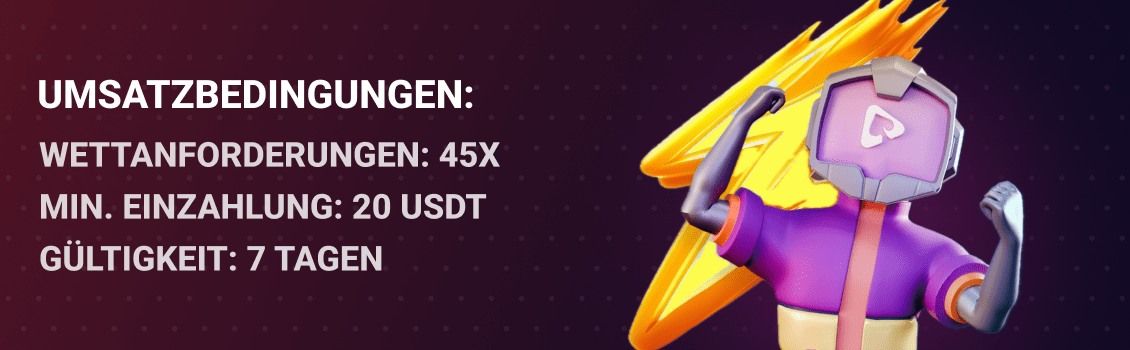 Bonusbedingungen im Playbet.io Casino