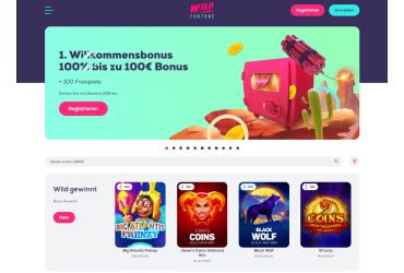 Wild Fortune Casino Hauptseite