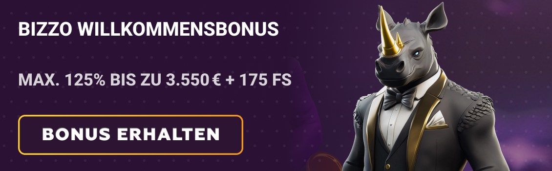 Bizzo Bonus ohne Einzahlung