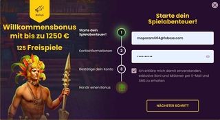 Bizzo-Registrierungsprozess