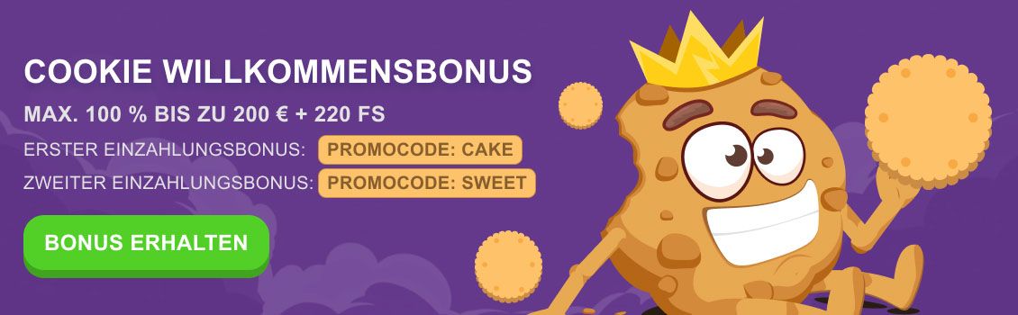 Cookie Willkommensbonus