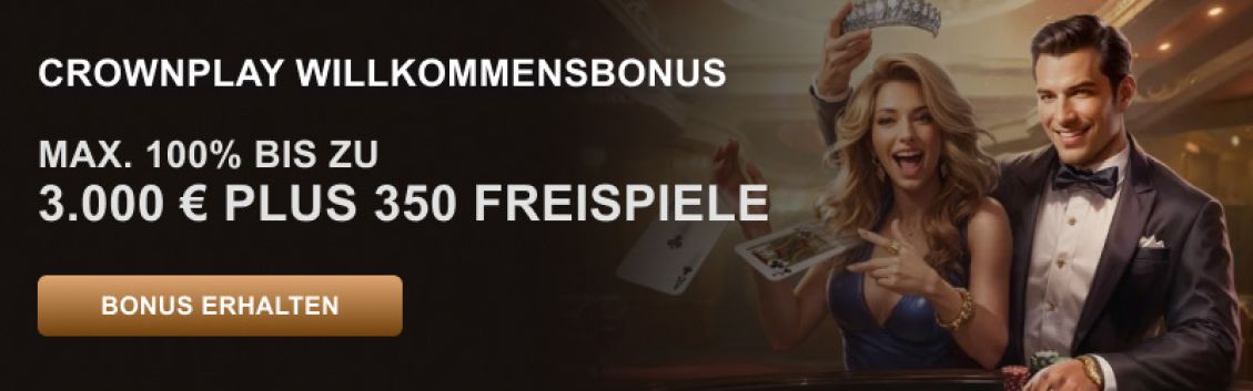 CrownPlay Willkommensbonus