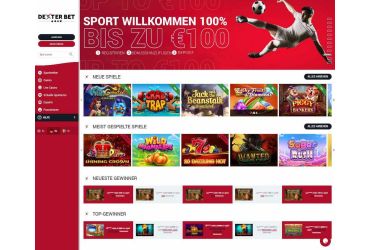 Dexterbet - Hauptseite