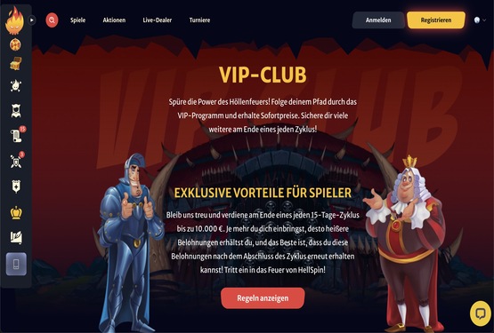 Hell Spin VIP-Programm