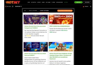 Hot.Bet casino &ndash; aktionen
