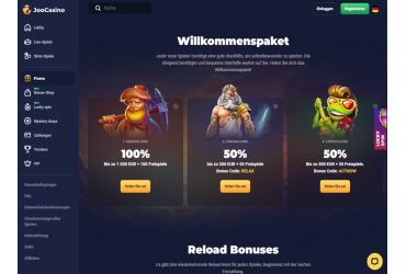 Joo Casino - Werbeaktionen
