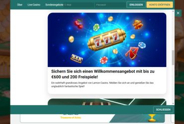 Lemon Casino - aktionen