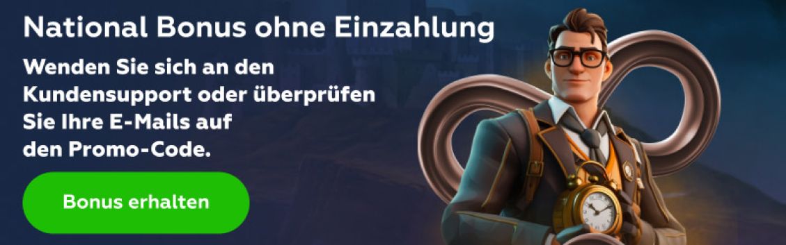 National Bonus ohne Einzahlung