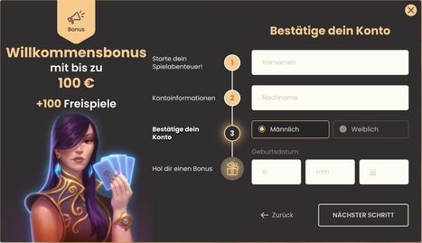 Geben Sie Ihren Namen bei National ein