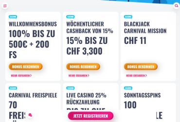 Oh My Spins Casino - Werbeaktionen