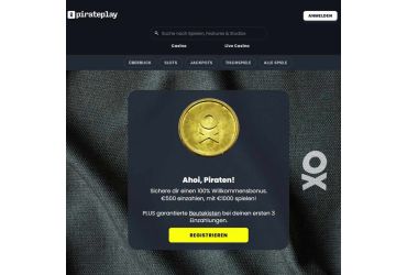 Pirate Play Casino - hauptseite