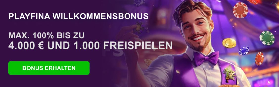 Playfina Willkommensbonus
