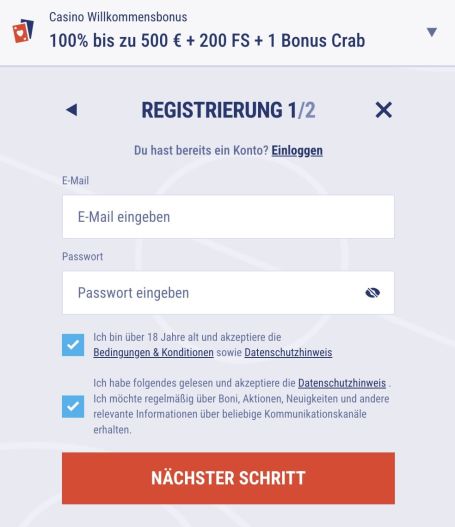 Erstellung von Benutzername und Passwort bei TikiTaka