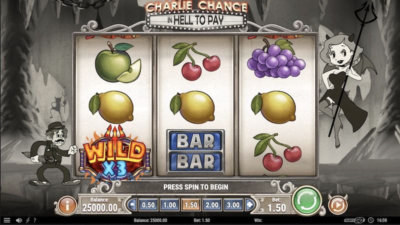 Charlie Chance in Hell to Pay slot