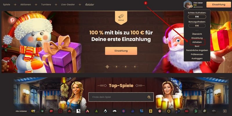 Bitcoin Auszahlung Schritt 2