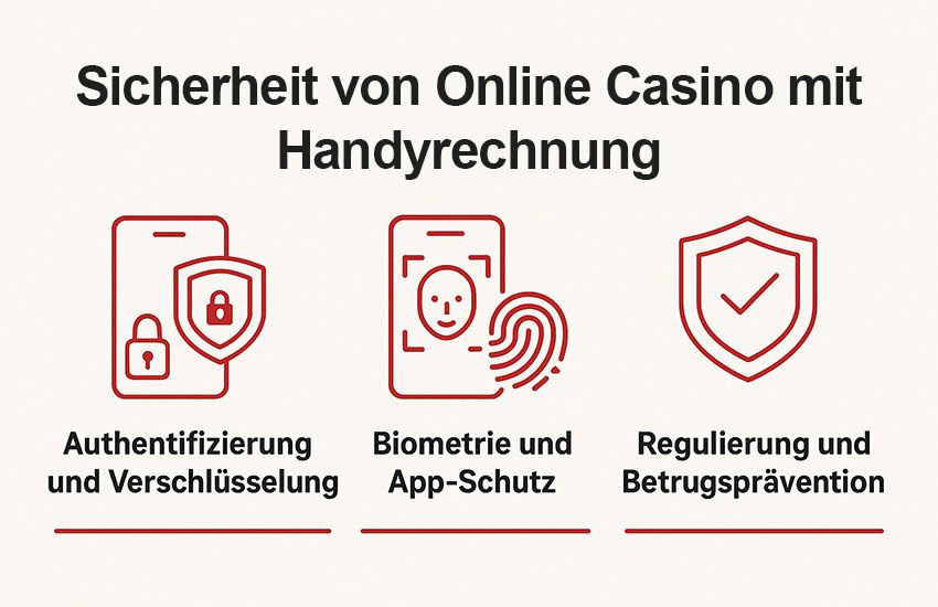 Sicherheit von Online Casino mit Handyrechnung Schema