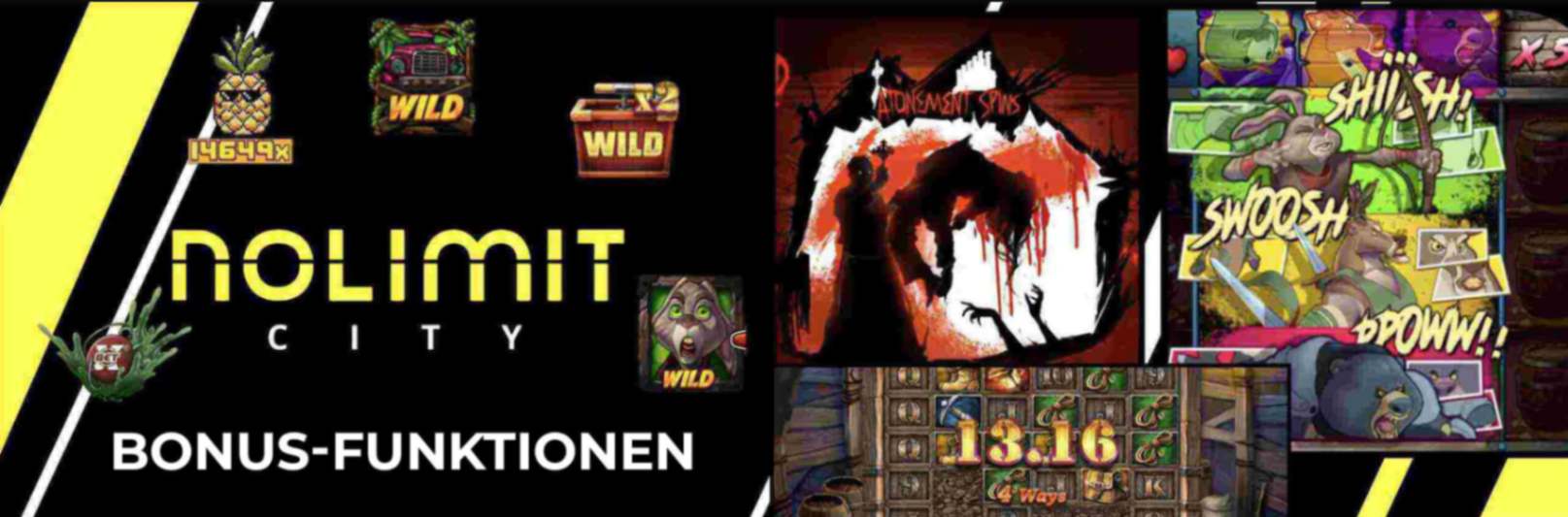 Nolimit City Spiel-Bonus-Funktionen