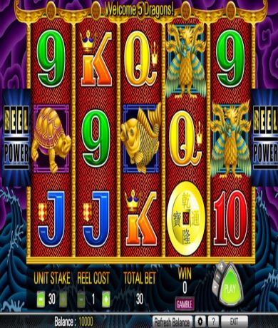 Jetzt kostenlos in 5 Dragons Online Slot von Aristocrat spielen