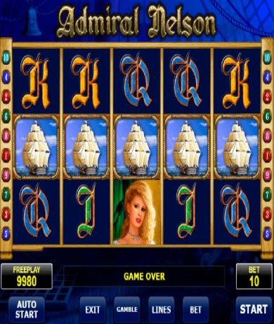 Jetzt kostenlos in Admiral Nelson Demo kostenlos online spielen und Slot-Test spielen