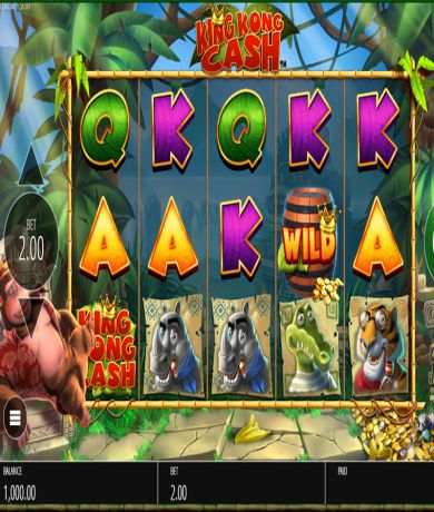 Jetzt kostenlos in King Kong Cash Online Slot von Blueprint spielen