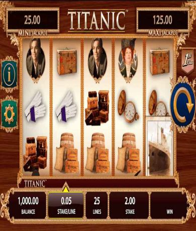 Jetzt kostenlos in Spielen Sie Titanic von Bally spielen